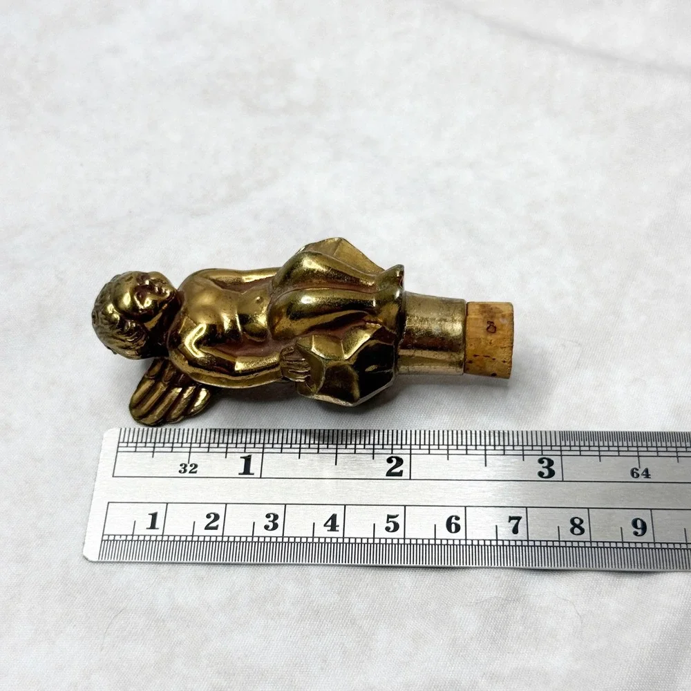 VINTAGE Cherub Shakers with Covered Salt Cellar on Floral Branch Stand PAT 07682 - Picture 16 of 16